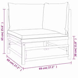 VidaXL 3155144 set mobili da esterno - Vista aggiuntiva 8