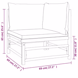 VidaXL 3155172 set mobili da esterno - Vista aggiuntiva 7