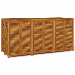vidaXL Contenitore da Giardino 210x87x104 cm Legno Massello di Acacia - Vista aggiuntiva 2