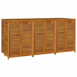 vidaXL Contenitore da Giardino 210x87x104 cm Legno Massello di Acacia - Vista aggiuntiva 3