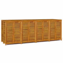 Contenitore da Giardino 280x87x104 cm Legno Massello di Acaciacod mxl 76349 - Vista aggiuntiva 2