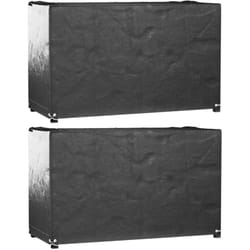 Vidaxl - Coperture Mobili Giardino 2pz 8Occhielli 125x55x75 Rettangolari 2861