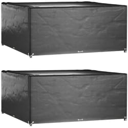 Vidaxl - Copri Mobili da Giardino 2pz 16 Occhielli 300x300x75cm Quadrato
