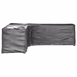 Coperture Mobili da Giardino a L 2pz 20 Occhielli 300x300x90cmcod mxl 76378 - Vista aggiuntiva 3