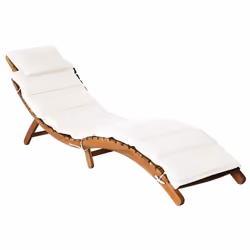 Lettini Prendisole con Cuscini 2pz Bianco Crema Massello Acaciacod mxl 100350
