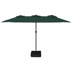 Ombrellone a Doppia Testa Verde 449x245 cmcod mxl 129596 - Vista aggiuntiva 3