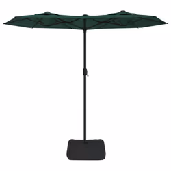 Ombrellone a Doppia Testa Verde 316x240 cmcod mxl 104936 - Vista aggiuntiva 3