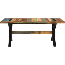 Vidaxl - Tavolo da Pranzo 180x90x73 cm in Legno Massello di Recupero 217423