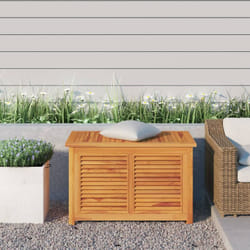 Vidaxl - Contenitore Giardino con Borsa 90x50x58cm Legno Massello Teak 6002