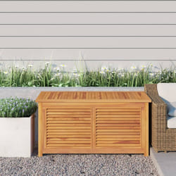 Vidaxl - Contenitore Giardino con Borsa 114x50x58cm Legno Massello Teak 8241