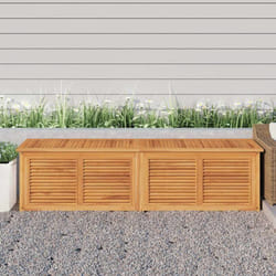 Vidaxl - Contenitore Giardino con Borsa 200x50x53cm Legno Massello Teak