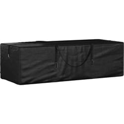 Vidaxl - Borsa Porta Cuscini da Giardino Nera 135x40x55 cm Polietilene 17747
