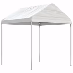 Gazebo con Tetto Bianco 4,46x2,28x2,69 m in Polietilenecod mxl 76393 - Vista aggiuntiva 2