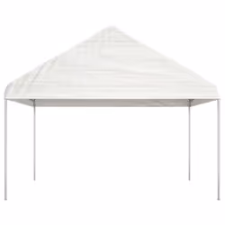 Gazebo con Tetto Bianco 4,46x4,08x3,22 m in Polietilenecod mxl 125079 - Vista aggiuntiva 3