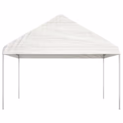 Gazebo con Tetto Bianco 15,61x4,08x3,22 m in Polietilenecod mxl 100352 - Vista aggiuntiva 3