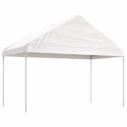 Gazebo con Tetto Bianco 20,07x4,08x3,22 m in Polietilenecod mxl 100341 - Vista aggiuntiva 2