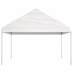Gazebo con Tetto Bianco 20,07x4,08x3,22 m in Polietilenecod mxl 100341 - Vista aggiuntiva 3