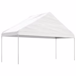 Gazebo con Tetto Bianco 6,69x5,88x3,75 m in Polietilenecod mxl 124298 - Vista aggiuntiva 2