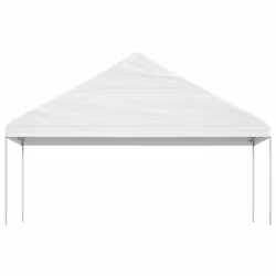 Gazebo con Tetto Bianco 6,69x5,88x3,75 m in Polietilenecod mxl 124298 - Vista aggiuntiva 3