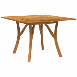 Tavolo da Giardino 110x110x75 cm Legno Massello di Acaciacod mxl 80312 - Vista aggiuntiva 2