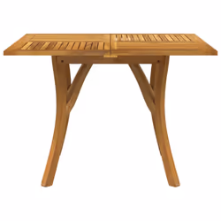 Tavolo da Giardino 110x110x75 cm Legno Massello di Acaciacod mxl 80312 - Vista aggiuntiva 3