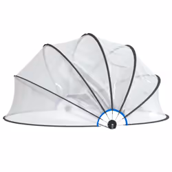 Cupola per Piscina Rotonda 467x234 cm PVCcod mxl 80677 - Vista aggiuntiva 3