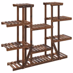 Portafiori 110x25x110,5 cm in Legno Massello di Abetecod mxl 126929 - Vista aggiuntiva 2