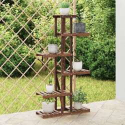 Portafiori 75x25x140,5 cm in Legno Massello di Abete Vidaxl 59465