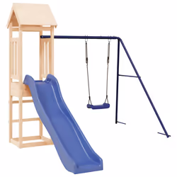 Set da Gioco da Esterno in Legno Massello di Pinocod mxl 102652 - Vista aggiuntiva 2
