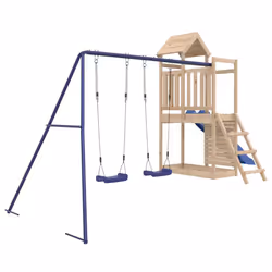 vidaXL Set da Gioco da Esterno in Legno Massello di Pino - Vista aggiuntiva 3