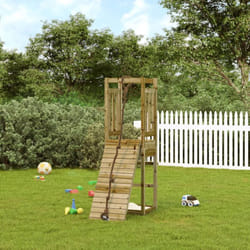 Vidaxl - Casetta con Arrampicata in Legno di Pino Impregnato