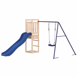 Set da Gioco da Esterno in Legno Massello di Pinocod mxl 78715 - Vista aggiuntiva 3