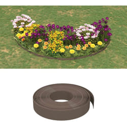 Vidaxl - Bordature da Giardino 3 pz Marroni 10 m 10 cm in Polietilene
