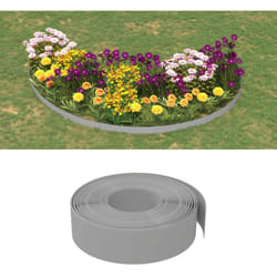 Bordature da Giardino 5 pz Grigie 10 m 15 cm in Polietilene Vidaxl 7576