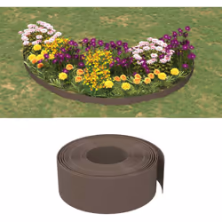 Create un bordo accattivante per le aiuole, le bordure, i sentieri e i laghetti, con queste bordature da giardino flessibili  ...