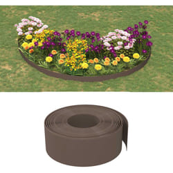 Bordature da Giardino 2 pz Marroni 10 m 20 cm in Polietilene Vidaxl 45814