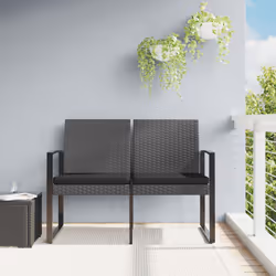 VidaXL 360211 panca da esterno Poliestere, Tessuto