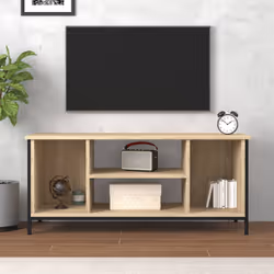 vidaXL Mobile Porta TV Rovere Sonoma 102x35x45 cm in Legno Multistrato - Vista aggiuntiva 3
