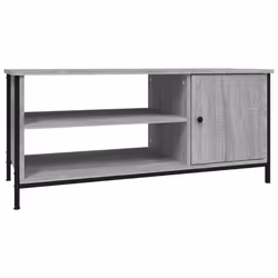 Mobile Porta TV Grigio Sonoma 100x40x45 cm in Legno Multistratocod mxl 79758 - Vista aggiuntiva 2