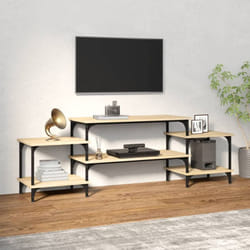 Mobile Porta TV, Armadietti per TV Rovere Sonoma 157x35x52 cm in Legno Multistrato vidaXL