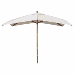 Ombrellone da Giardino con Palo in Legno Sabbia 300x300x273 cmcod mxl 101402 - Vista aggiuntiva 3