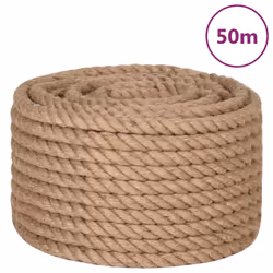 Corda in Juta Lunga 50 m Spessa 24 mmcod mxl 81600 - Vista aggiuntiva 2
