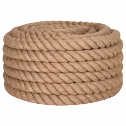 Corda in Juta Lunga 5 m Spessa 60 mmcod mxl 80778 - Vista aggiuntiva 3