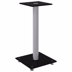Pedane Casse 2pz Nero Argento Vetro Temperato Design 1 Pilastrocod mxl 126988 - Vista aggiuntiva 3