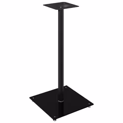 Pedane per Casse 2pz Nero Vetro Temperato Design a 1 Pilastrocod mxl 79049 - Vista aggiuntiva 3