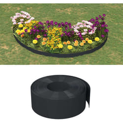 Vidaxl - Bordatura da Giardino Nera 10 m 20 cm in Polietilene