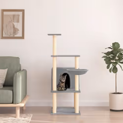 Tenete occupati a lungo i vostri adorati gatti grazie a questo a questo albero per gatti tutto in uno! Torre tutto in uno: Il ...