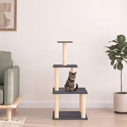 Tenete occupati a lungo i vostri adorati gatti grazie a questo a questo albero per gatti! Torre a più livelli: Il mobile per  ...