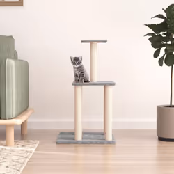 Tenete occupati a lungo i vostri adorati gatti grazie a questo a questo albero per gatti! Torre a più livelli: Il mobile per ...