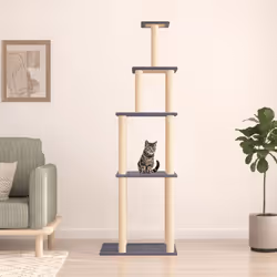 Tenete occupati a lungo i vostri adorati gatti grazie a questo a questo albero per gatti! Torre a più livelli: Il mobile per  ...